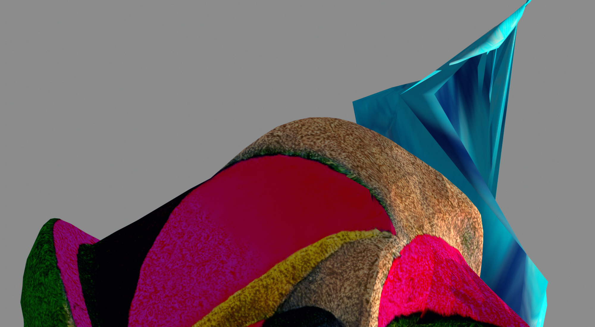 Digital 3D sculpture by Chiara Passa